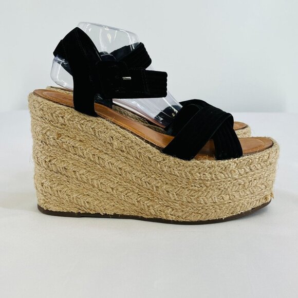SCHUTZ Women's Blisse Ankle Strap Espadrille Platform Sandals Size 9.5 - Picture 4 of 13
